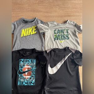 Set of 4 toddler boy Nike tshirts - size 3T